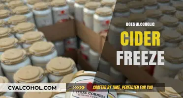 Can Alcoholic Cider Freeze? Exploring the Science Behind It