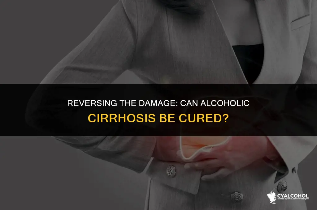 does alcoholic cirrhosis go away