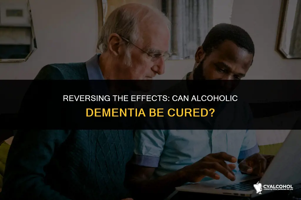 does alcoholic dementia go away