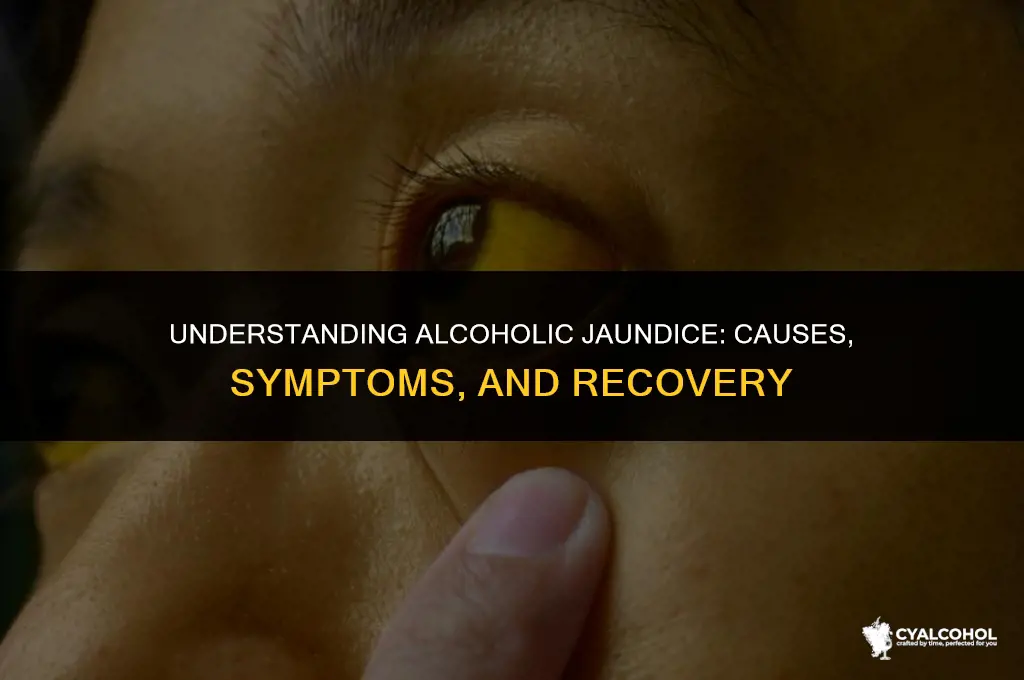 does alcoholic jaundice go away