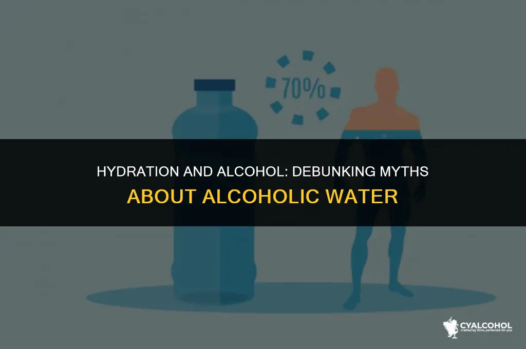 does alcoholic water hydrate you