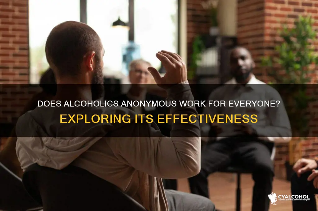 does alcoholics anonymous work for everyone