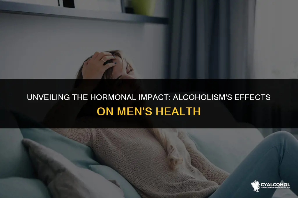 does alcoholism change mens hormones