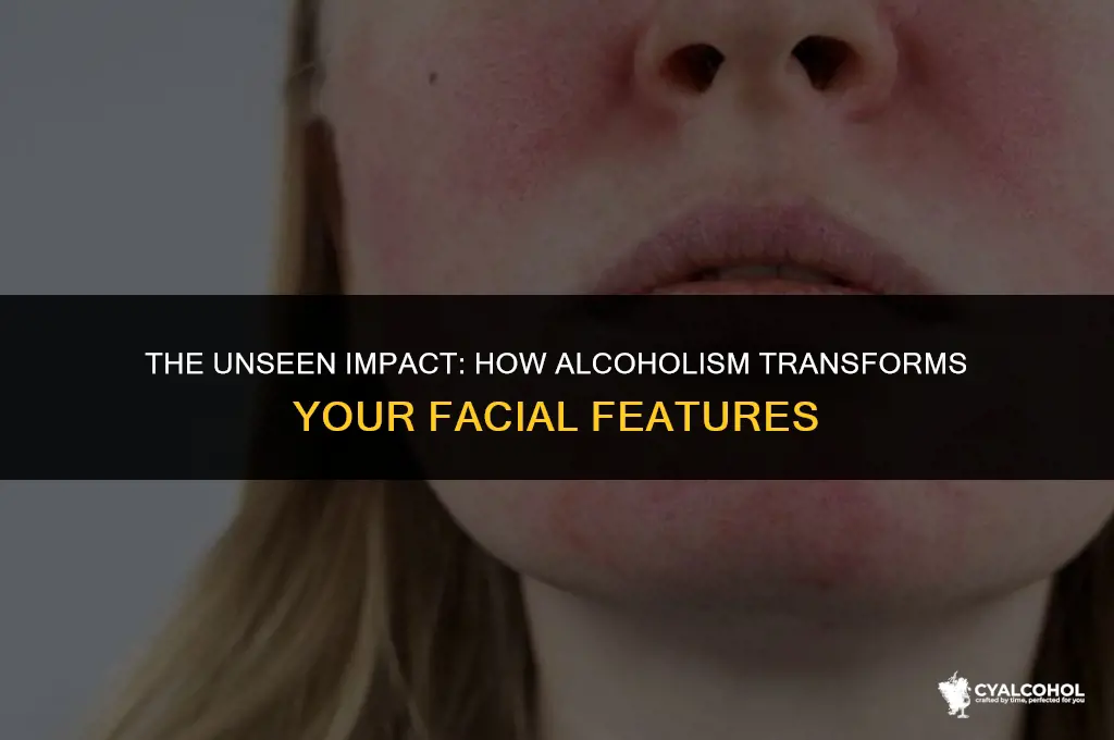does alcoholism change your face