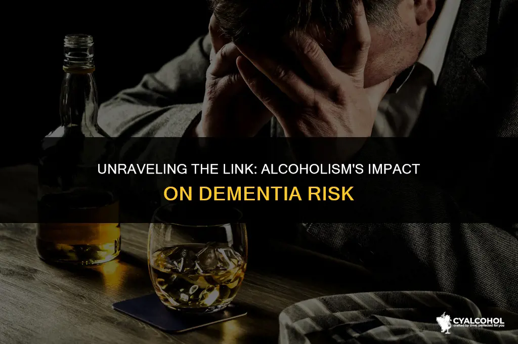 does alcoholism contribute to dementia