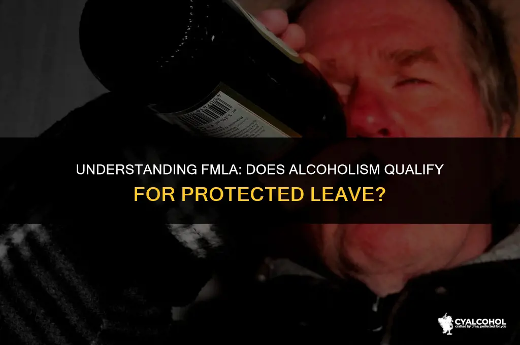 does alcoholism count for fmla