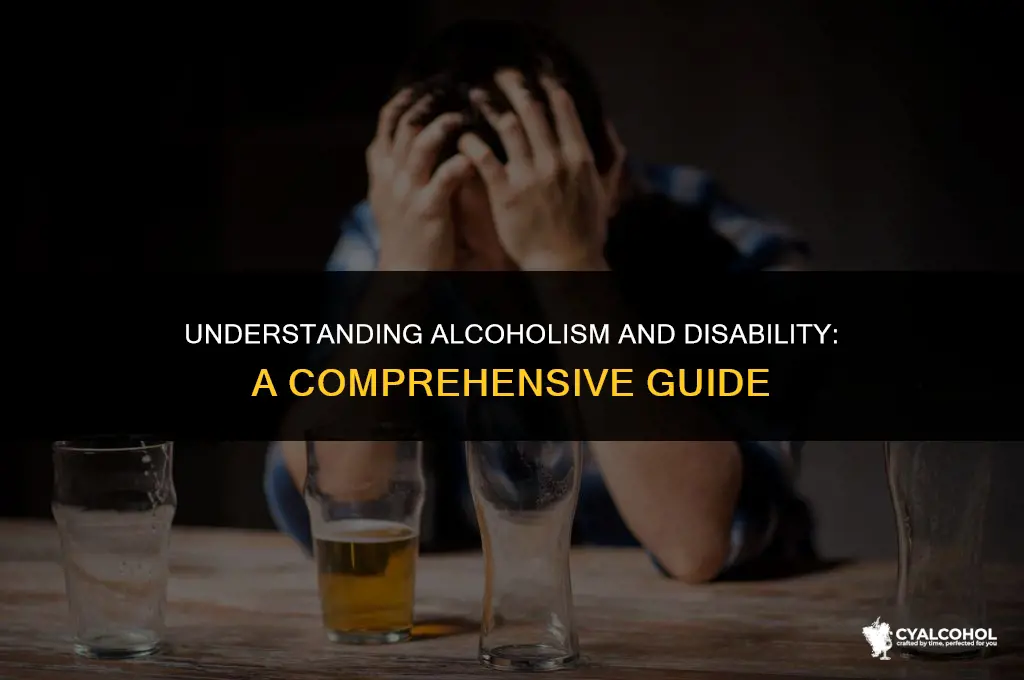 does alcoholism count toward diability