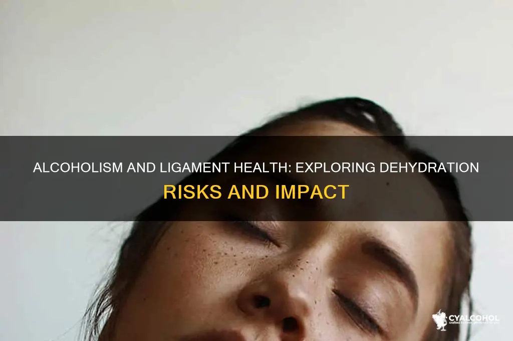 does alcoholism dehydrate ligaments
