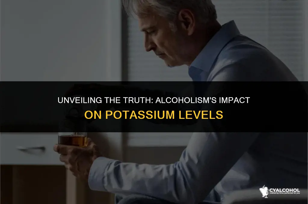 does alcoholism deplete potassium levels