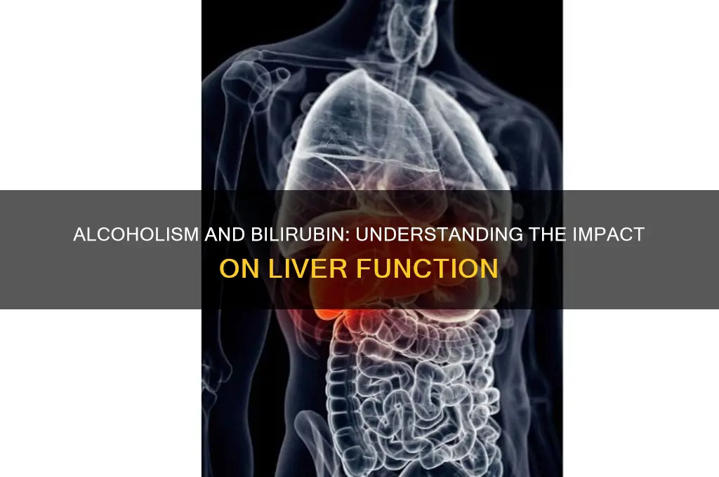 does alcoholism lower bilirubin