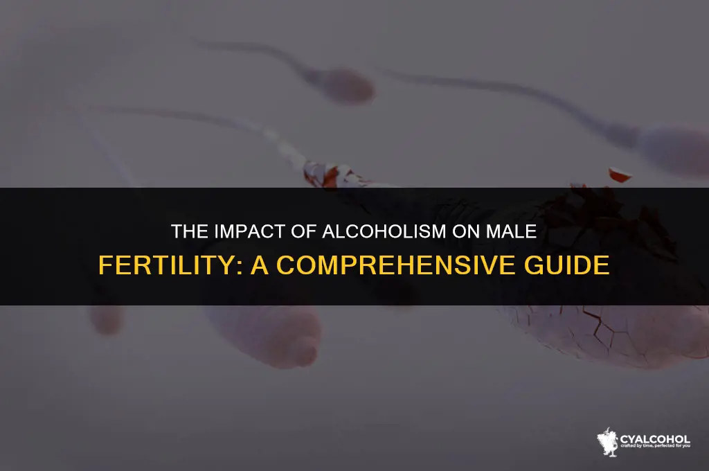 does alcoholism lower sperm count