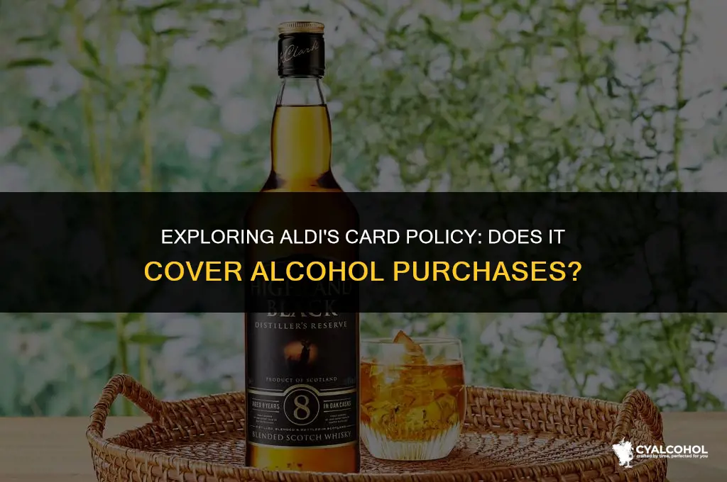 does aldi card for alcohol