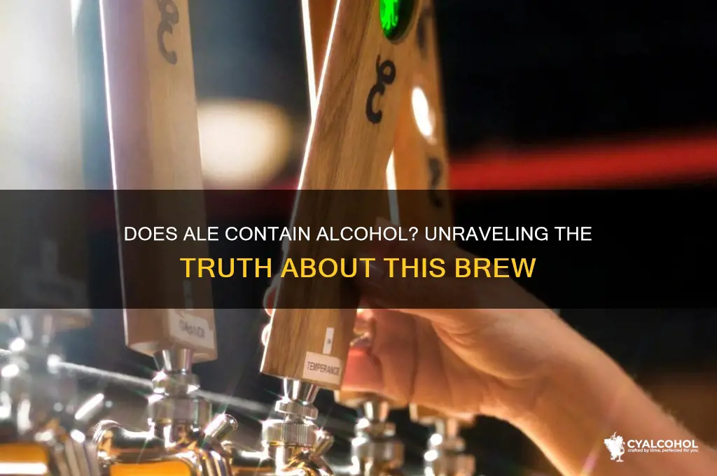 does ale have alcohol