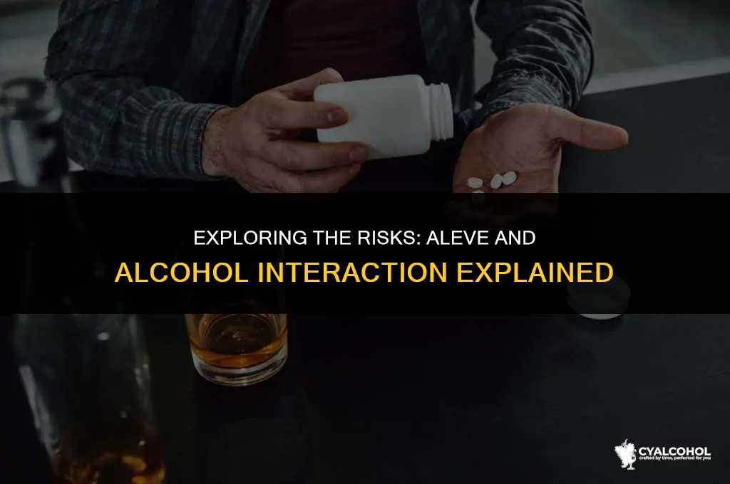 does aleve interact with alcohol