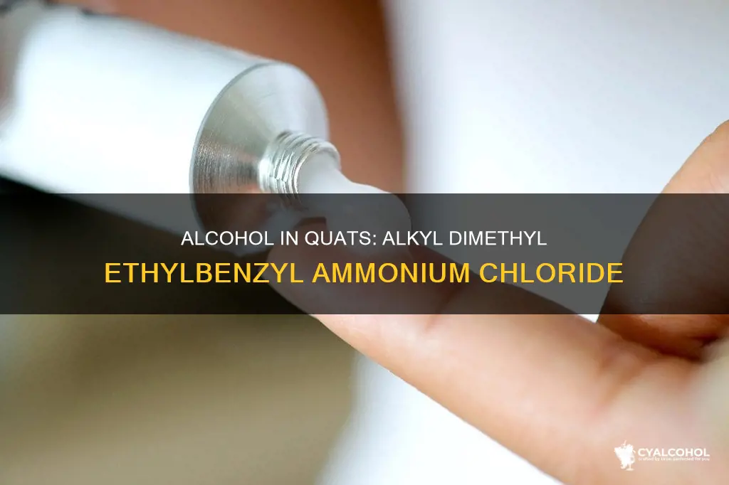 does alkyl dimethyl ethylbenzyl ammonium chlorides have alcohol in it