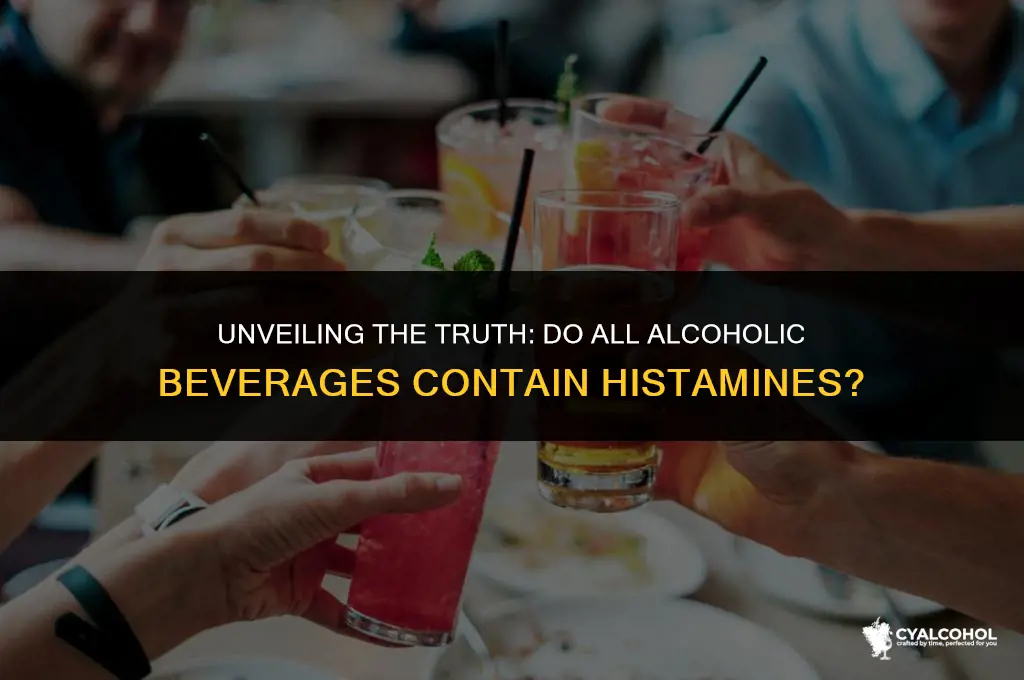 does all alcohol have histamines