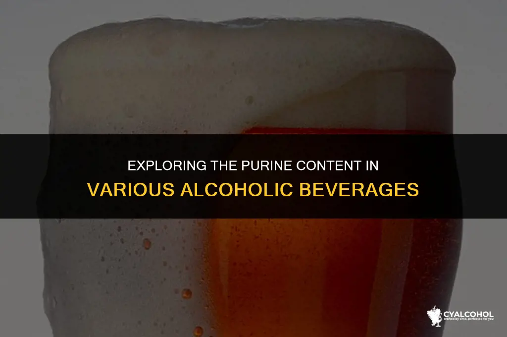does all alcohol have purines