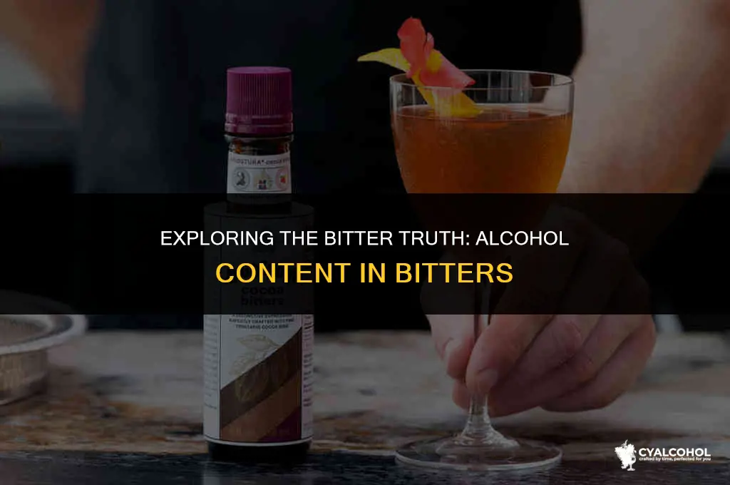 does all bitters have alcohol