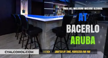 Does Barceló Aruba's All-Inclusive Package Cover Alcoholic Beverages?