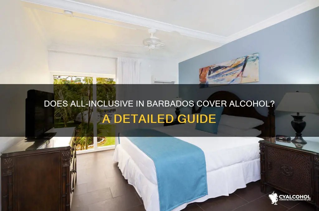 does all inclusive include alcohol barbados