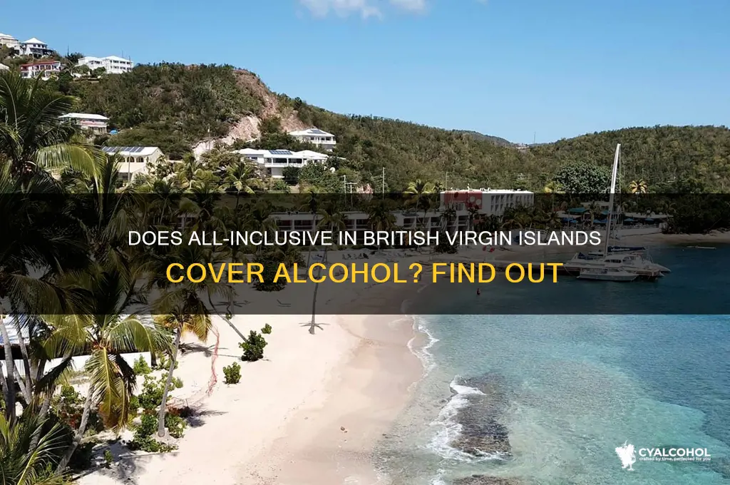does all inclusive include alcohol british virgin islands