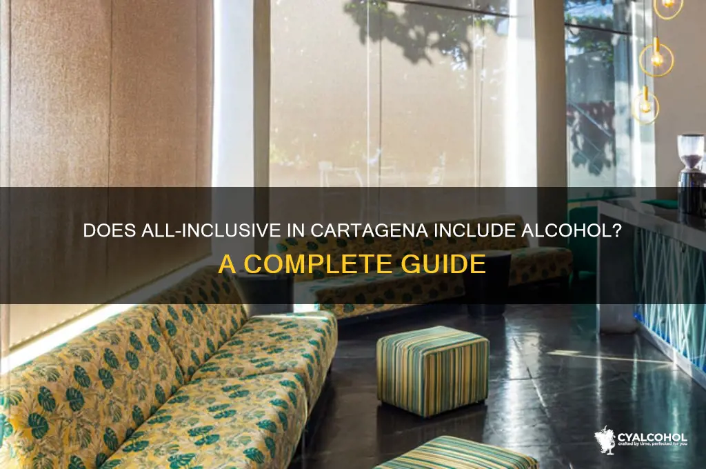 does all inclusive include alcohol cartagena