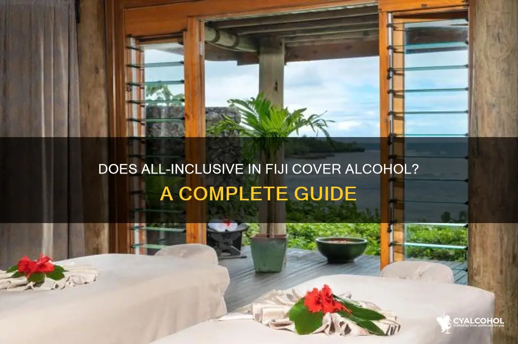 does all inclusive include alcohol fiji