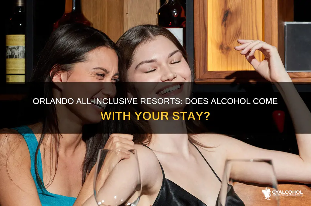 does all inclusive include alcohol orlando