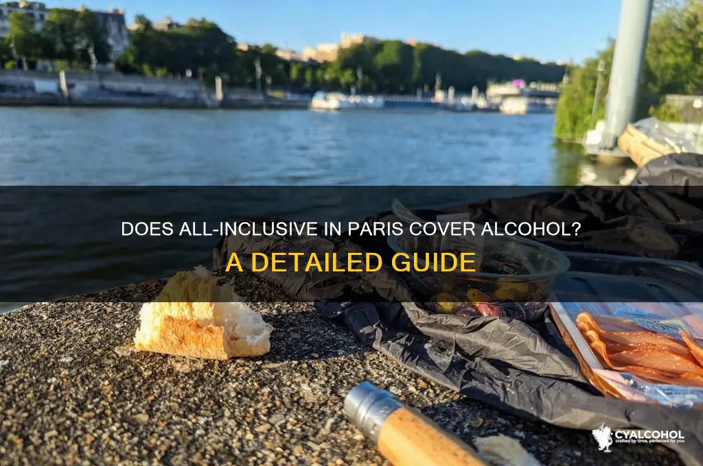 does all inclusive include alcohol paris