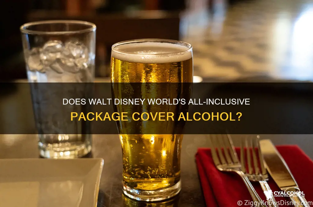 does all inclusive include alcohol walt disney world
