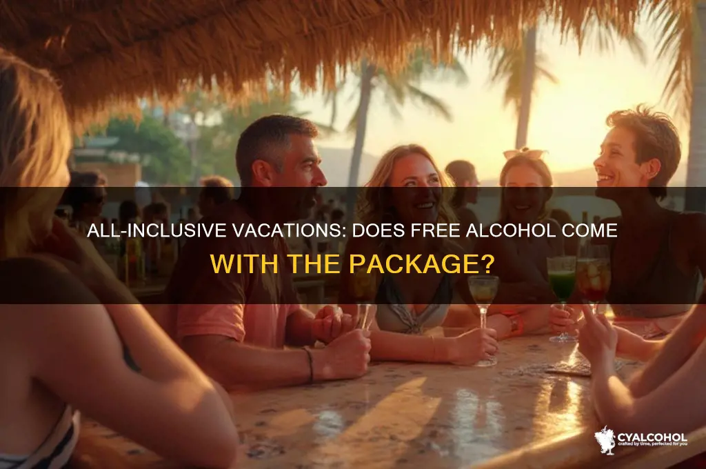 does all inclusive mean free alcohol