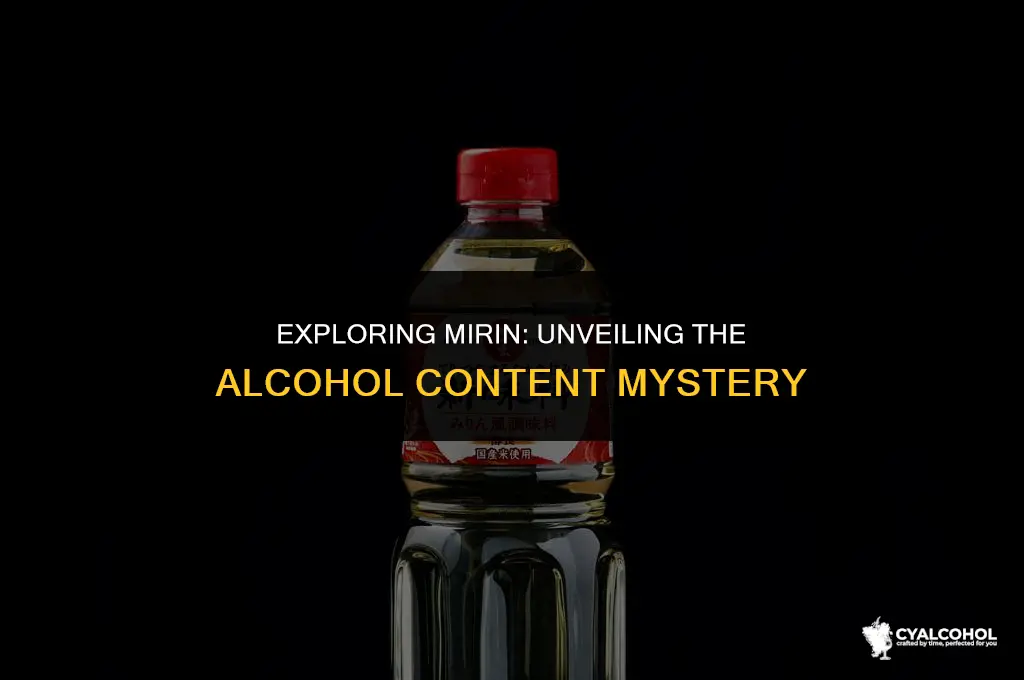 does all mirin have alcohol