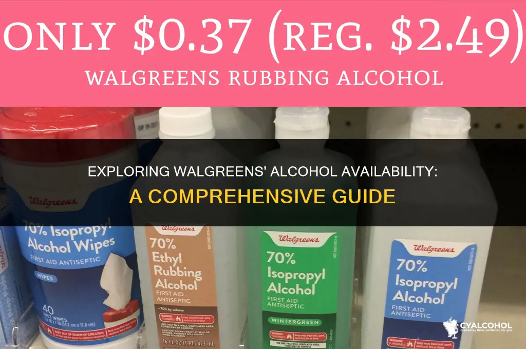 does all walgreens have alcohol