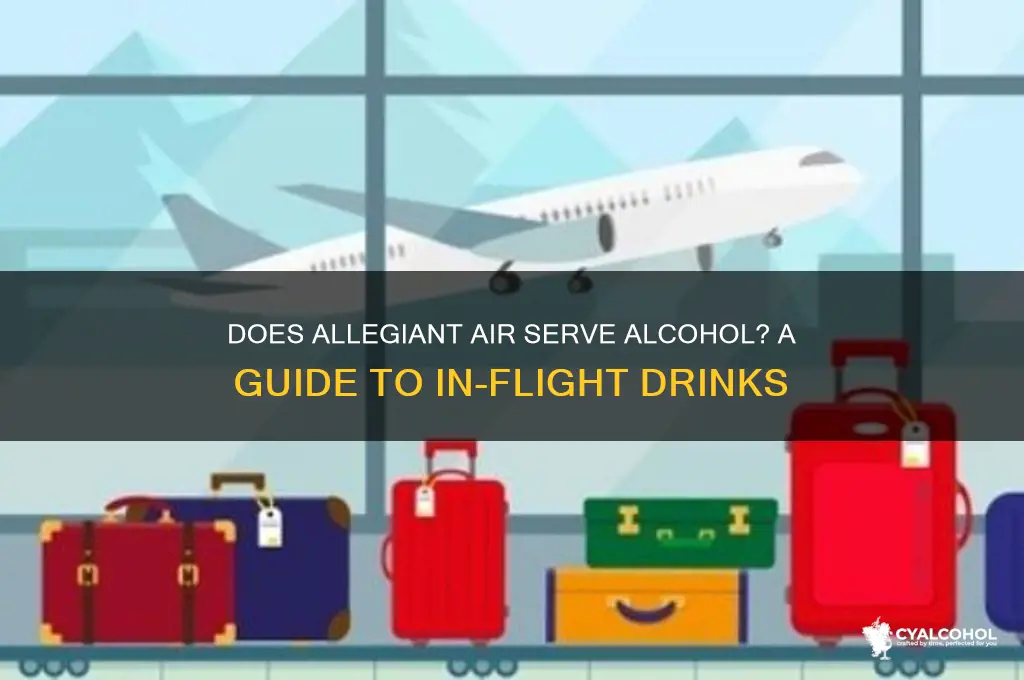 does allegiant have alcohol