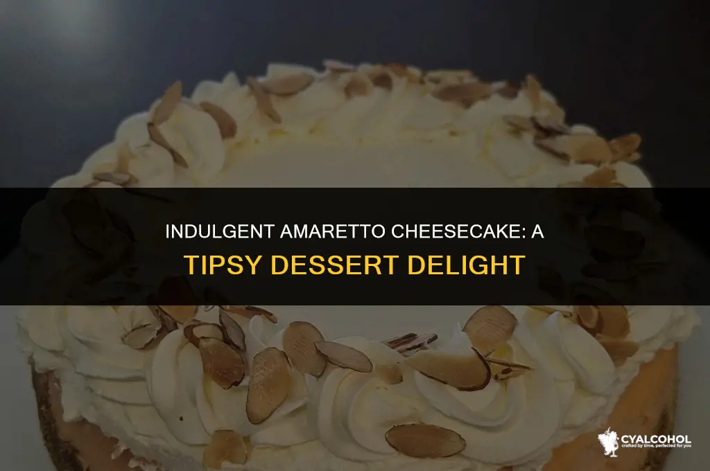 does amaretto cheesecake have alcohol