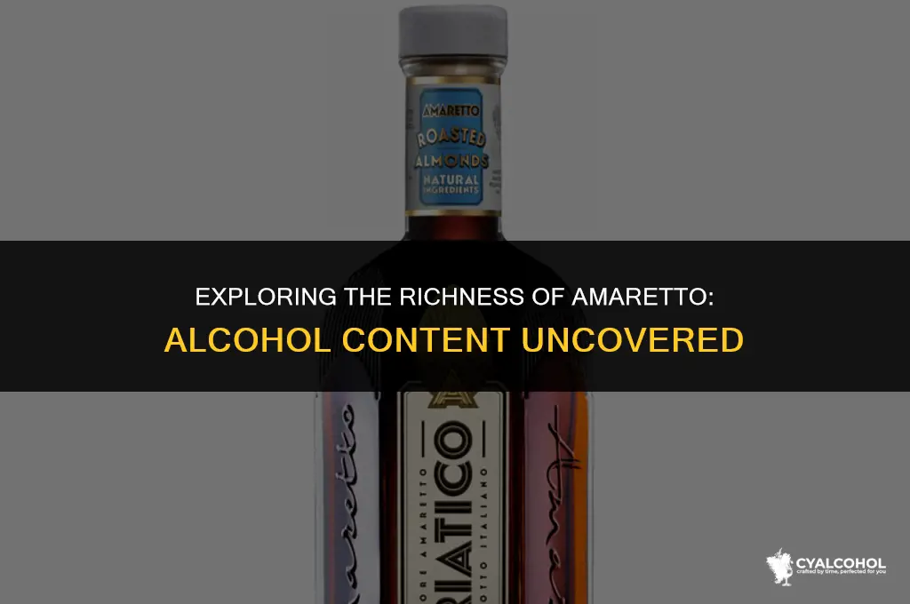 does amaretto flavor have alcohol