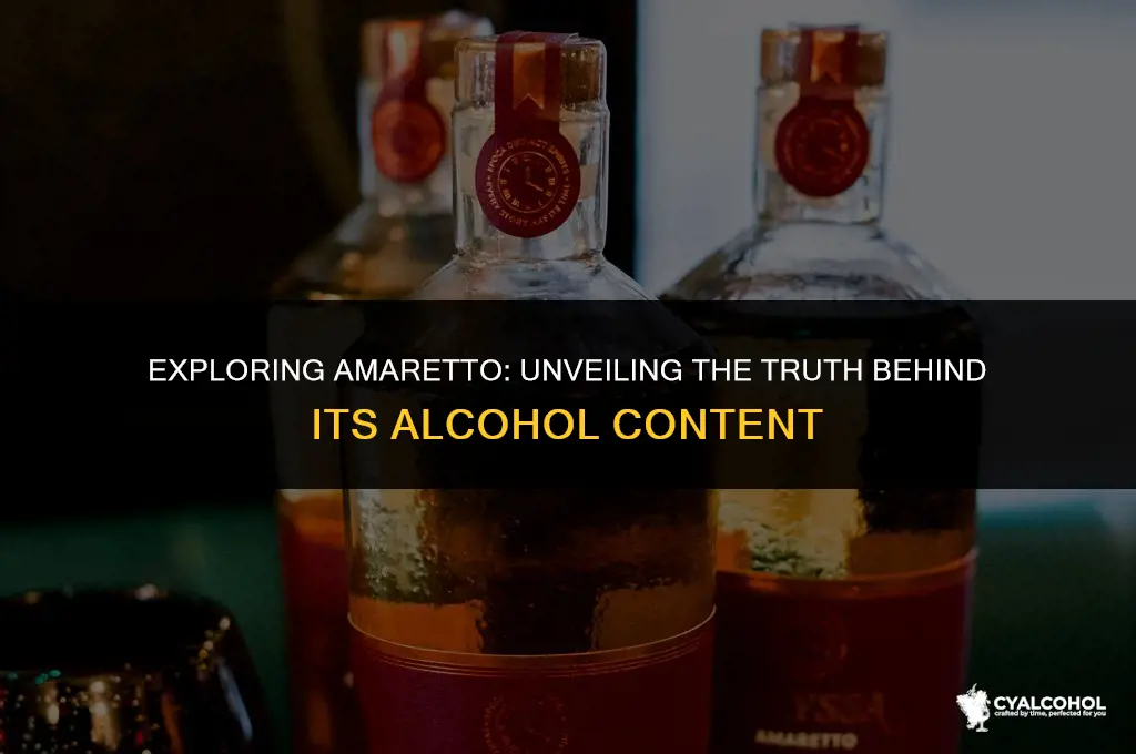 does amaretto have 40 alcohol
