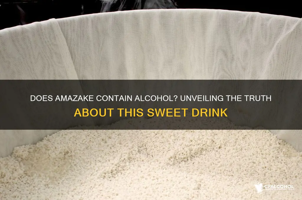 does amazake have alcohol