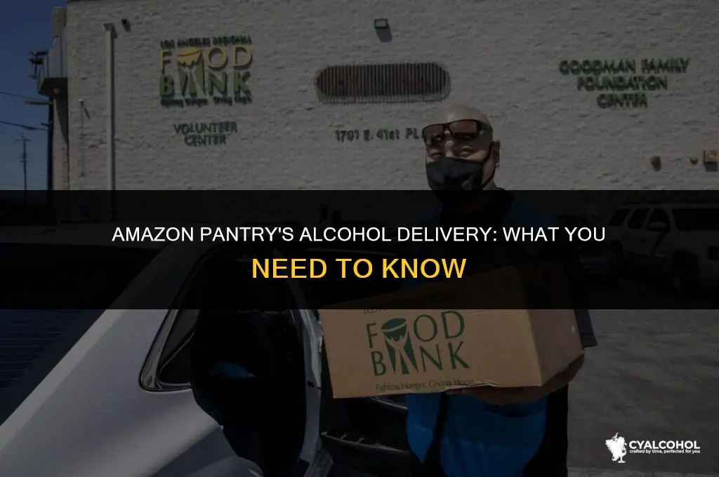 does amazon pantry deliver alcohol