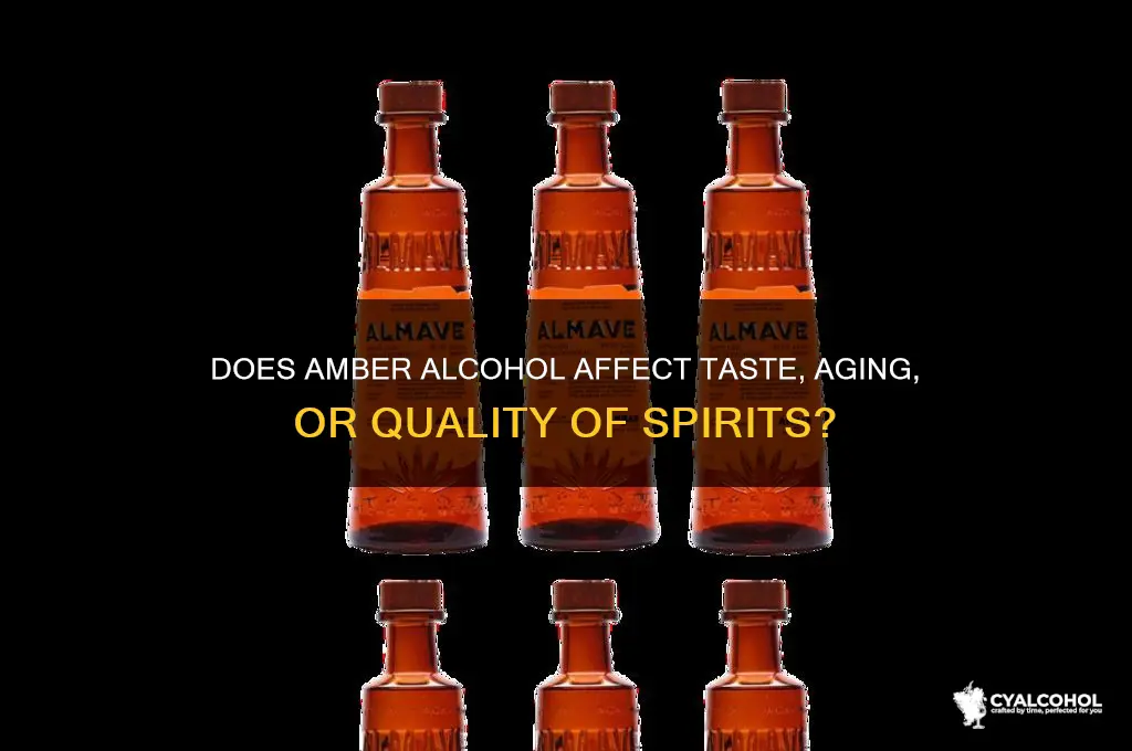 does amber alcohol