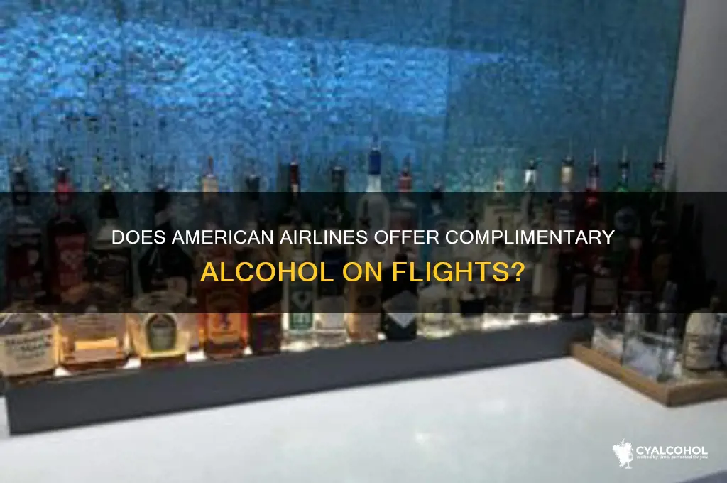 does american airlines give free alcohol