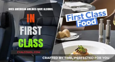 American Airlines First Class: Alcohol Options and In-Flight Experience
