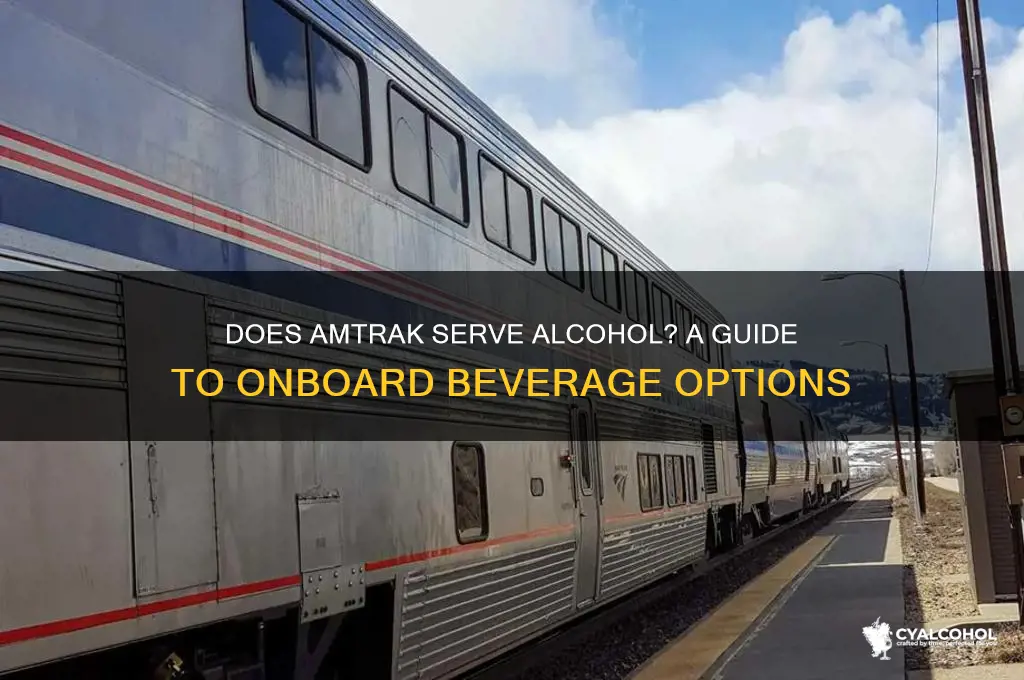 does amtrak have alcohol