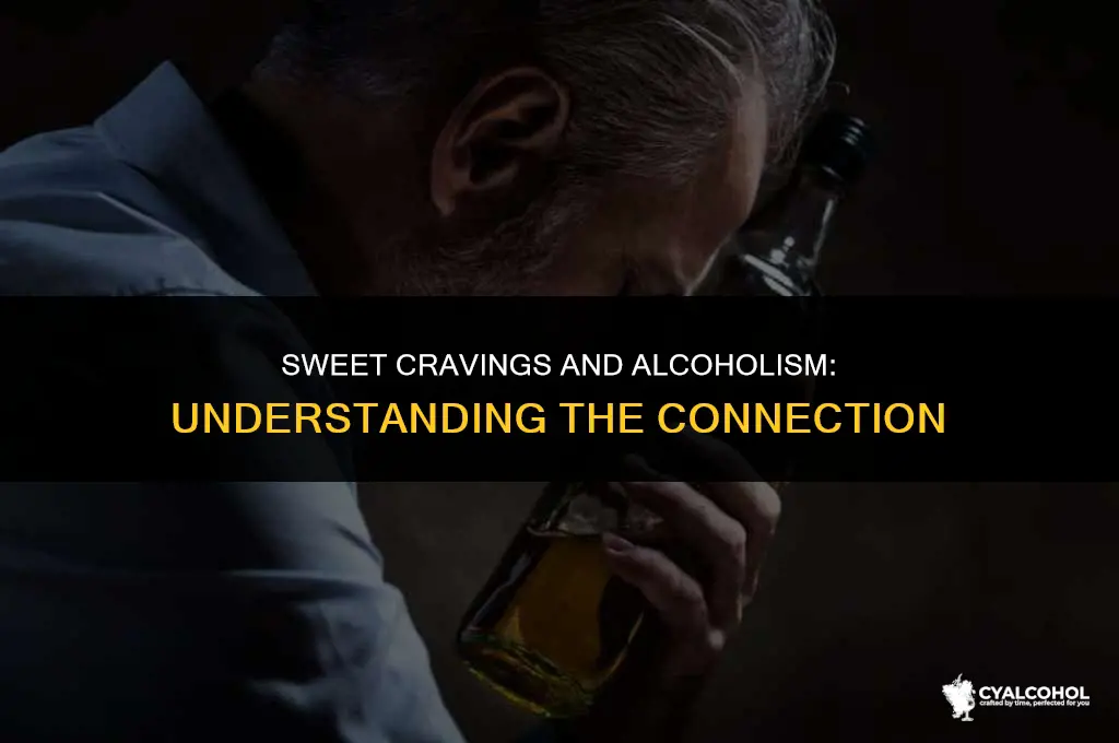 does an alcoholic crave sweets