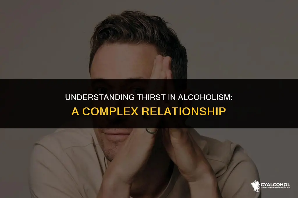 does an alcoholic feel thirsty