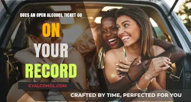 Open Alcohol Tickets: Do They Tarnish Your Record?