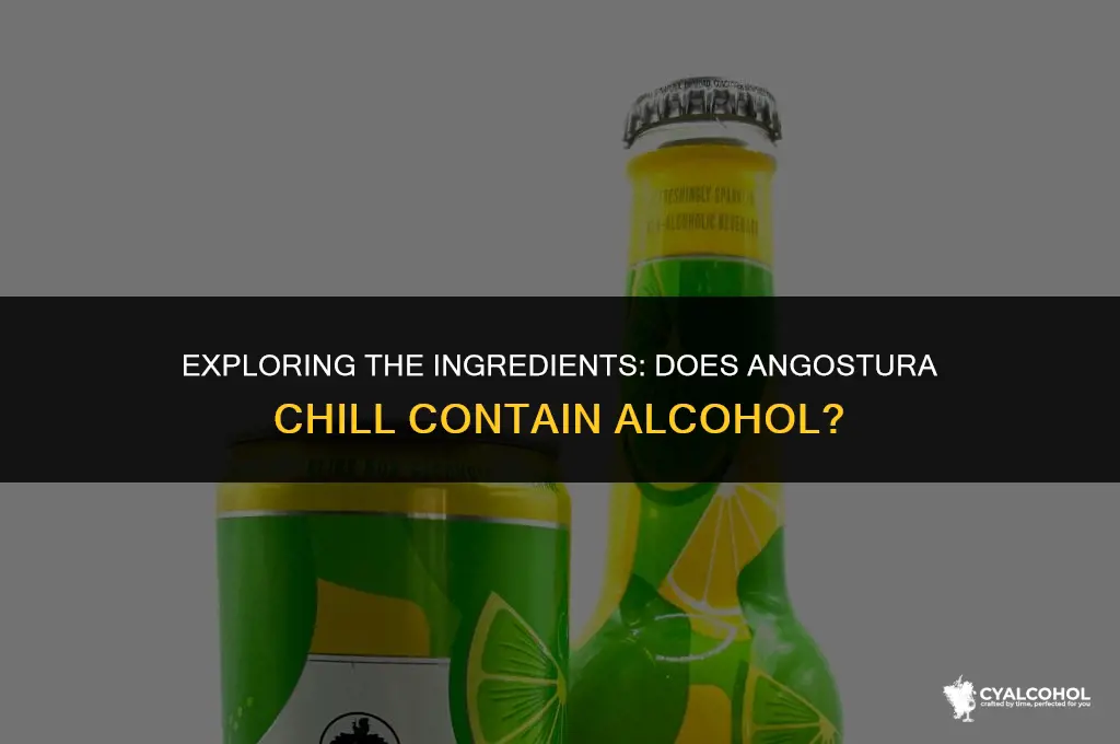 does angostura chill have alcohol