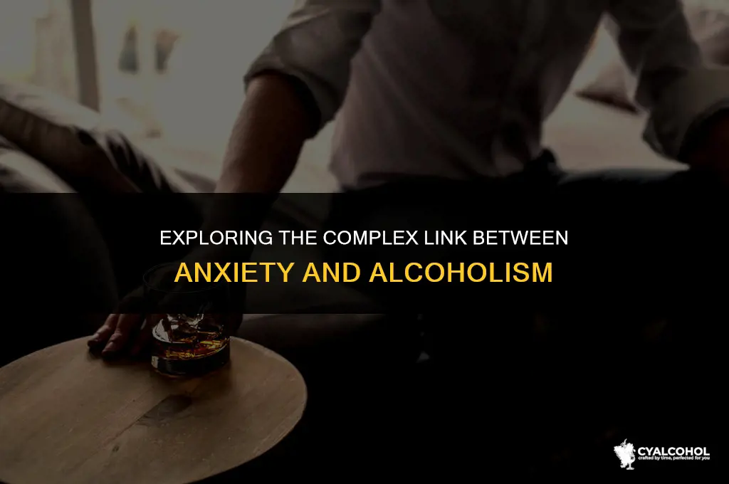 does anxiety lead to alcoholism