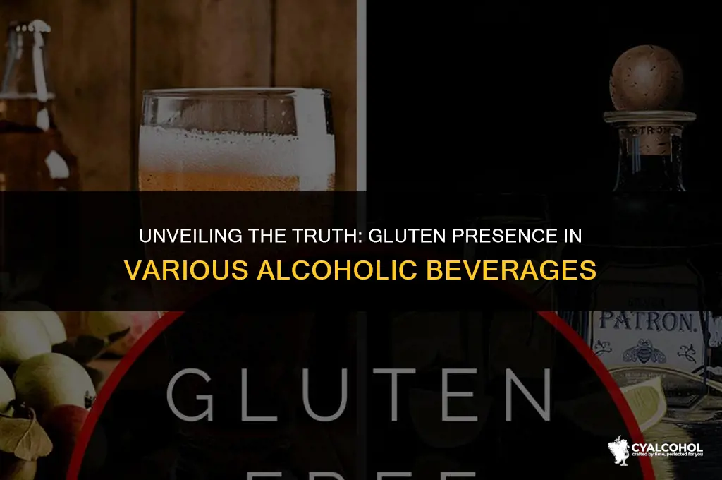 does any alcohol have gluten