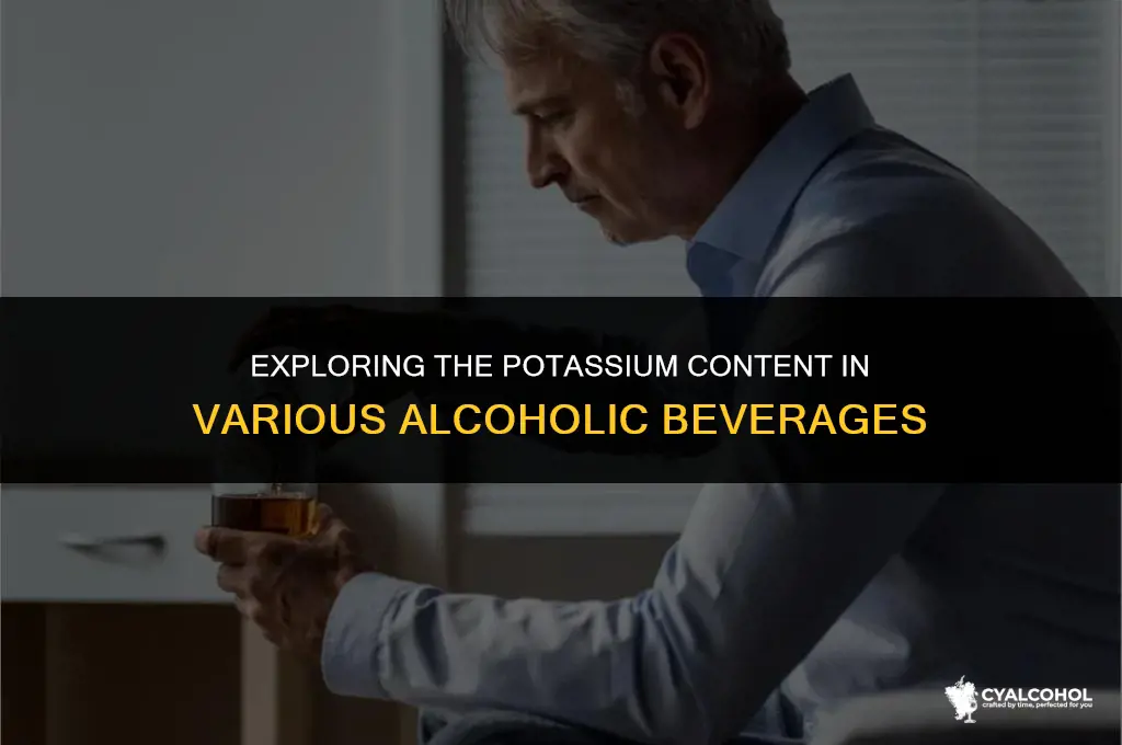 does any alcohol have potassium